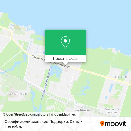 Карта Серафимо-дивеевское Подворье