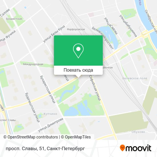 Карта просп. Славы, 51