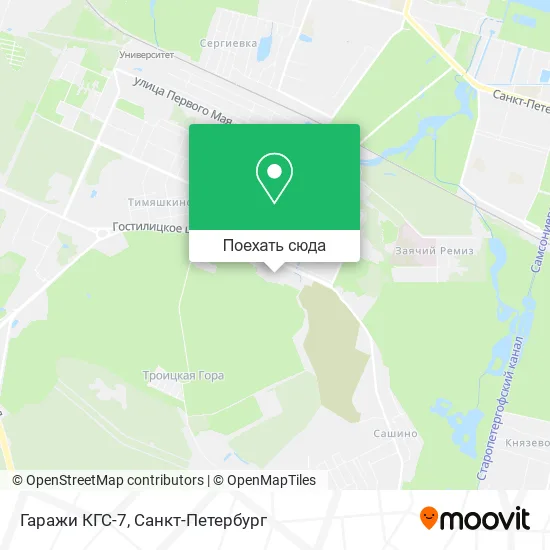 Карта Гаражи КГС-7