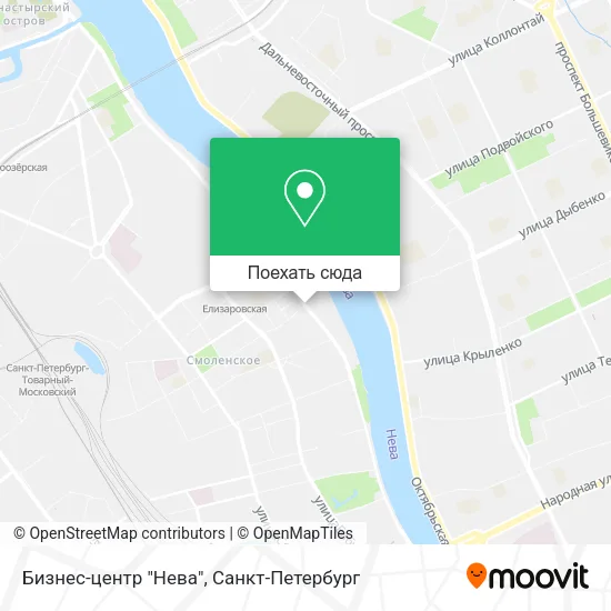 Карта Бизнес-центр "Нева"
