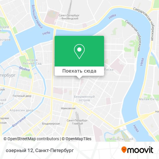Карта озерный 12