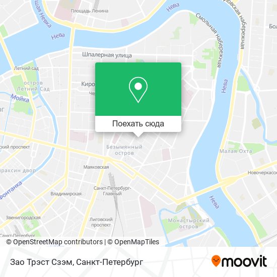 Карта Зао Трэст Сзэм