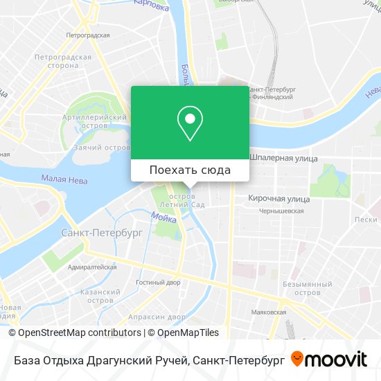 Карта База Отдыха Драгунский Ручей