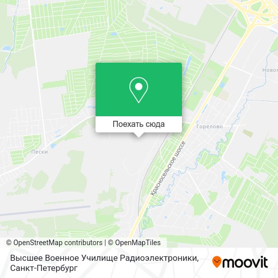 Карта Высшее Военное Училище Радиоэлектроники