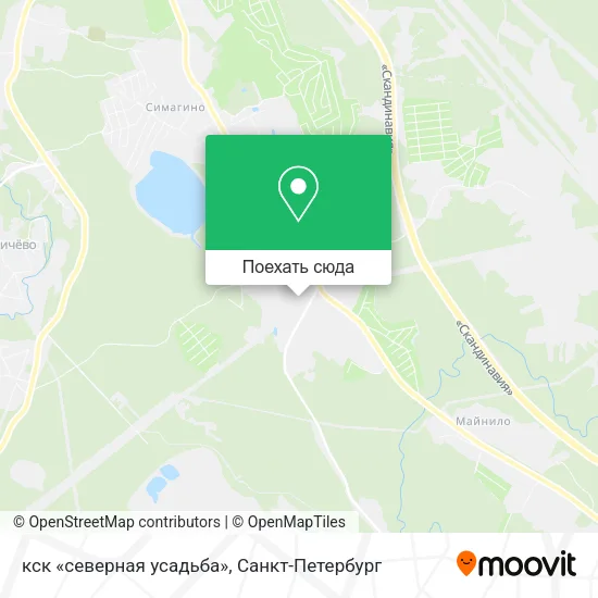 Карта кск «северная усадьба»