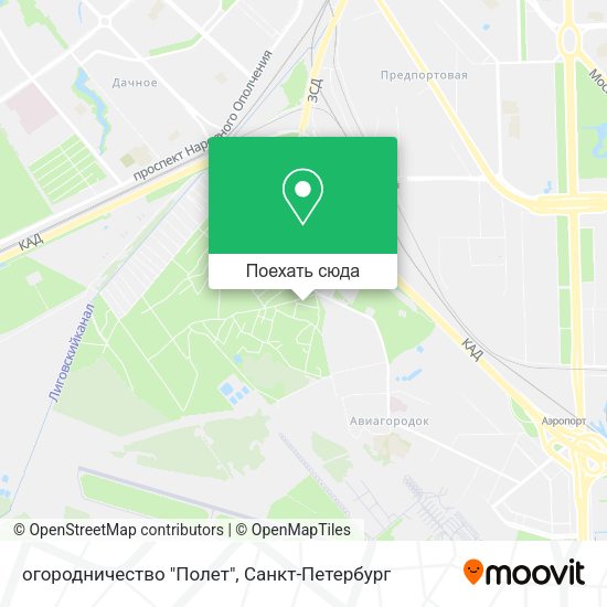 Карта огородничество "Полет"
