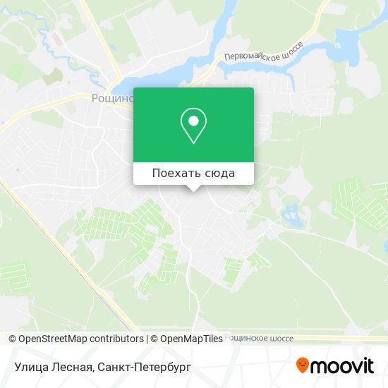 Карта Улица Лесная