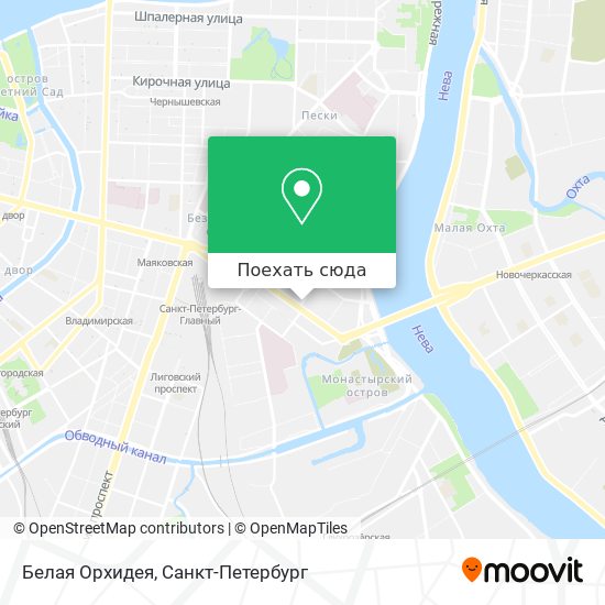 Карта Белая Орхидея