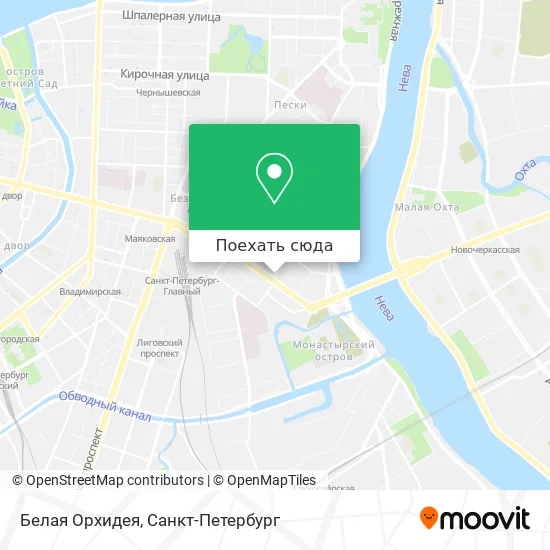 Карта Белая Орхидея