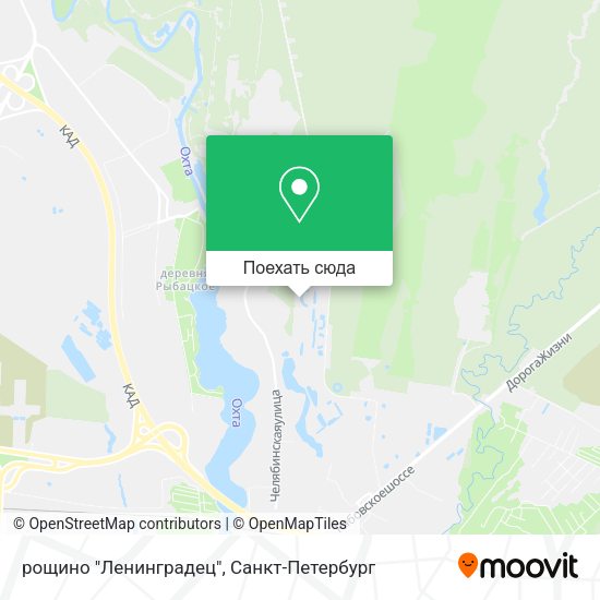 Карта рощино "Ленинградец"