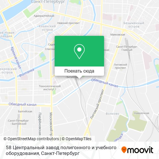 Карта 58 Центральный завод полигонного и учебного 
оборудования