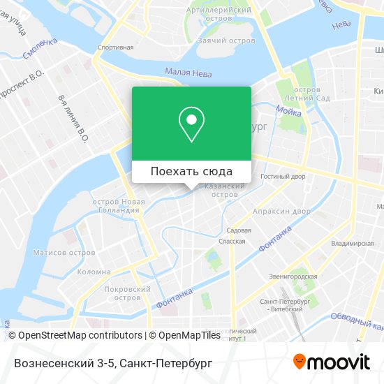 Карта Вознесенский 3-5