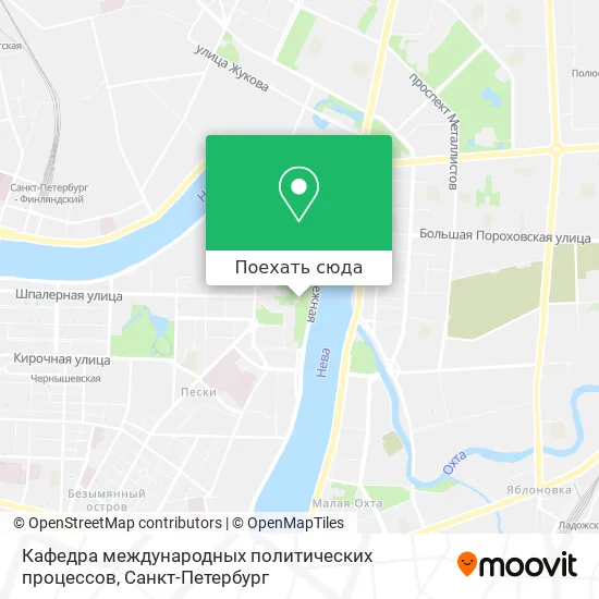 Карта Кафедра международных политических процессов