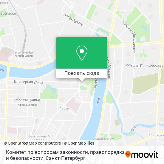 Карта Комитет по вопросам законности, правопорядка и безопасности