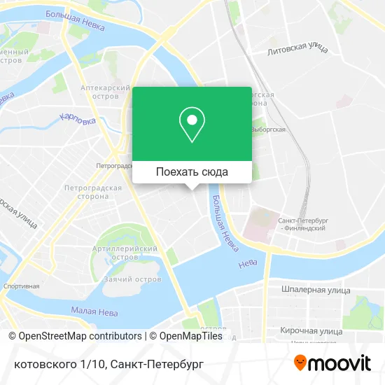 Карта котовского 1/10