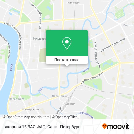 Карта якорная 16 ЗАО ФАП