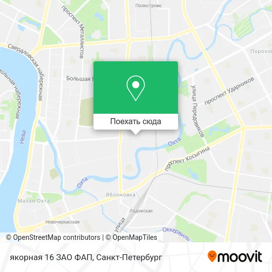 Карта якорная 16 ЗАО ФАП
