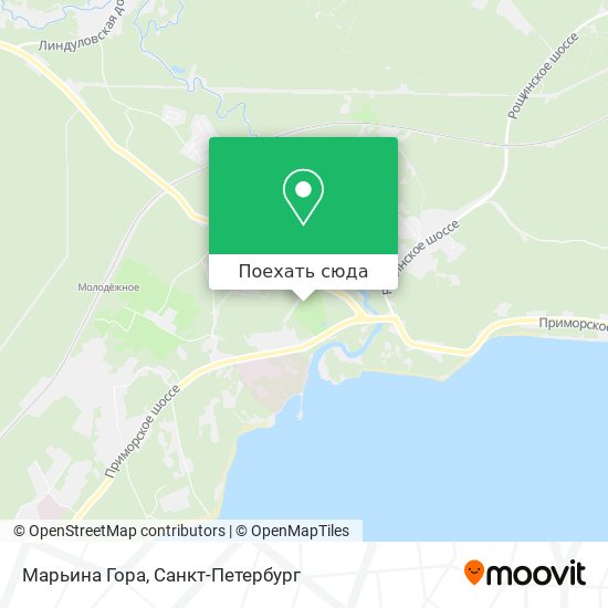 Карта Марьина Гора