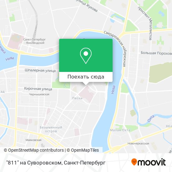 Карта "811" на Суворовском