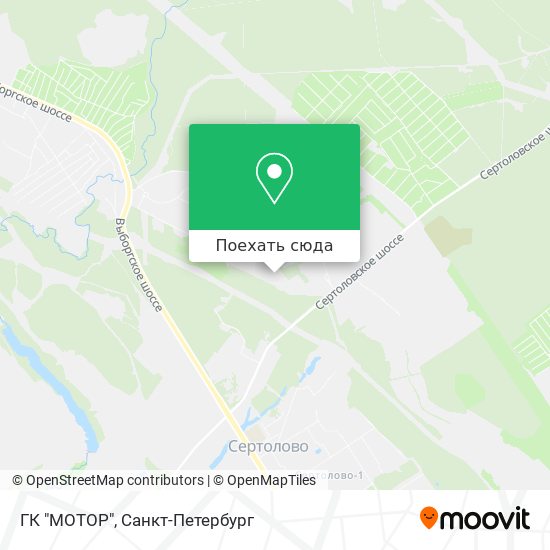 Карта ГК "МОТОР"