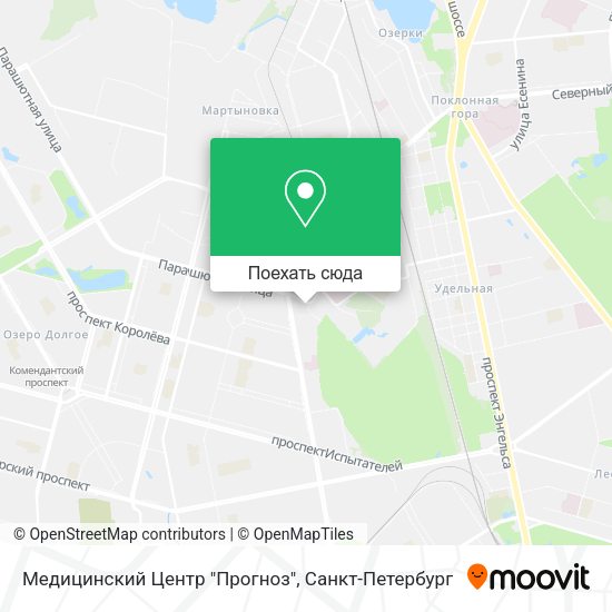 Карта Медицинский Центр "Прогноз"
