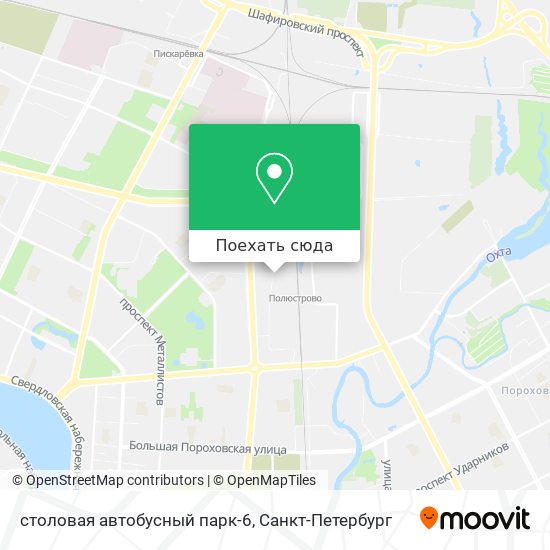 Карта столовая автобусный парк-6