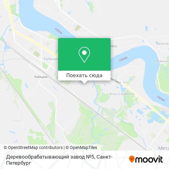 Карта Деревообрабатывающий завод №5
