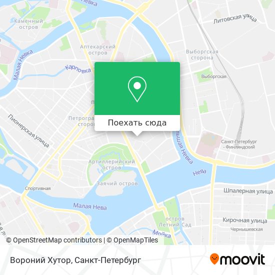Карта Вороний Хутор