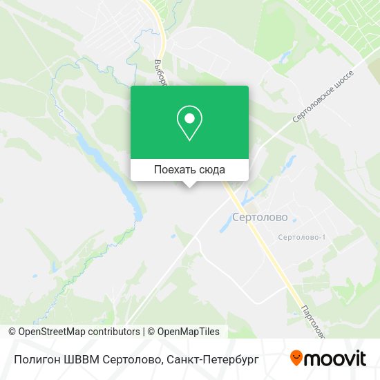Карта Полигон ШВВМ Сертолово