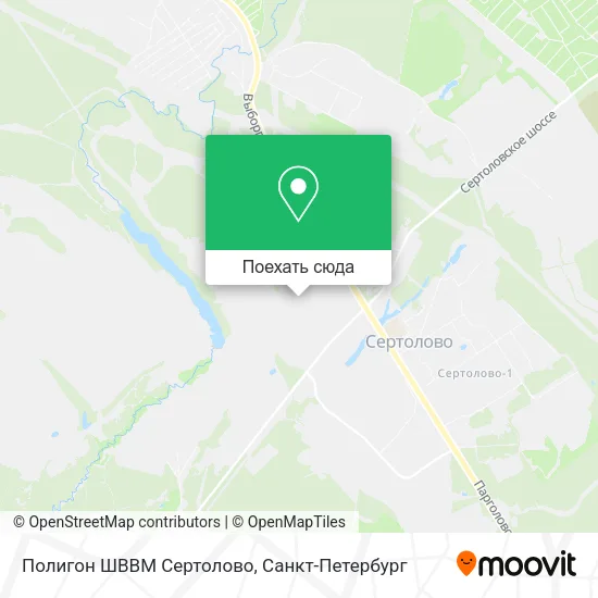 Карта Полигон ШВВМ Сертолово