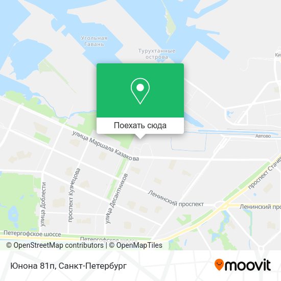 Карта Юнона 81п