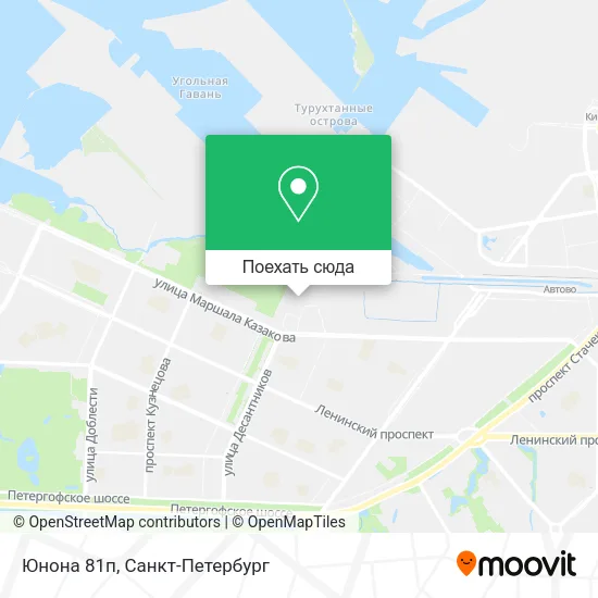 Карта Юнона 81п