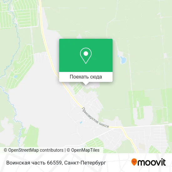 Карта Воинская часть 66559
