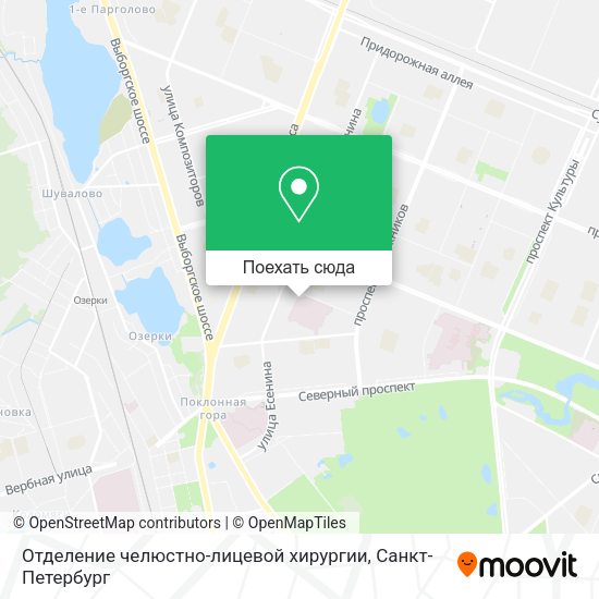 Карта Отделение челюстно-лицевой хирургии