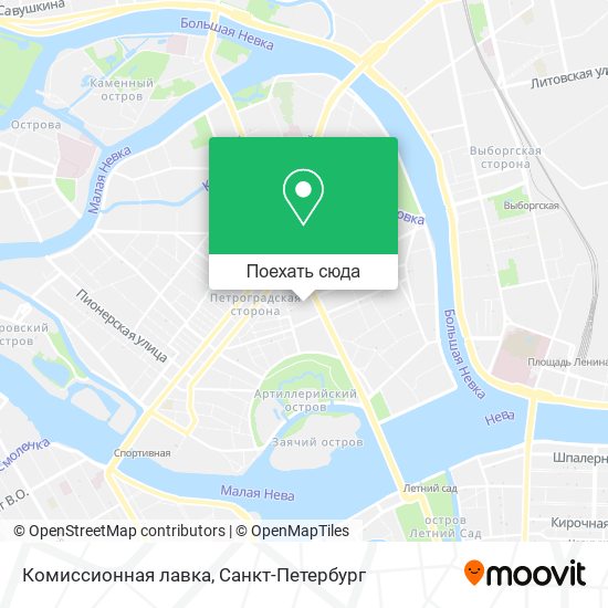 Карта Комиссионная лавка