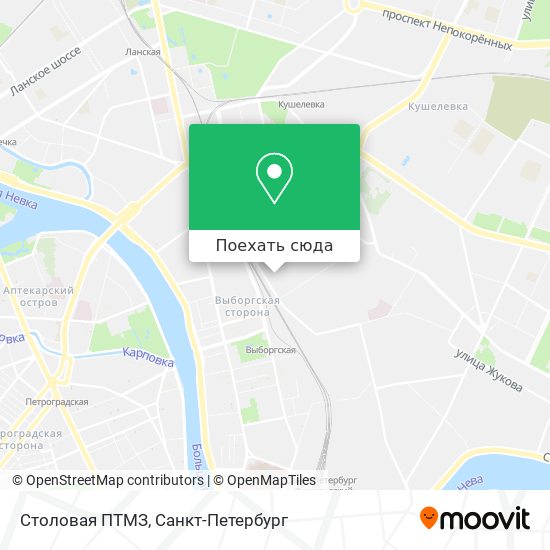 Карта Столовая ПТМЗ