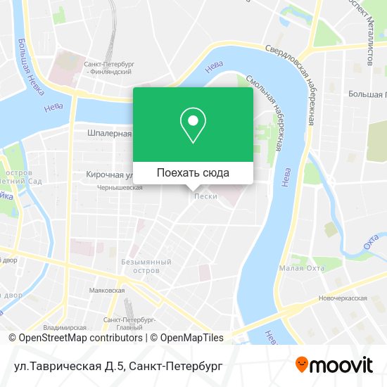 Карта ул.Таврическая Д.5