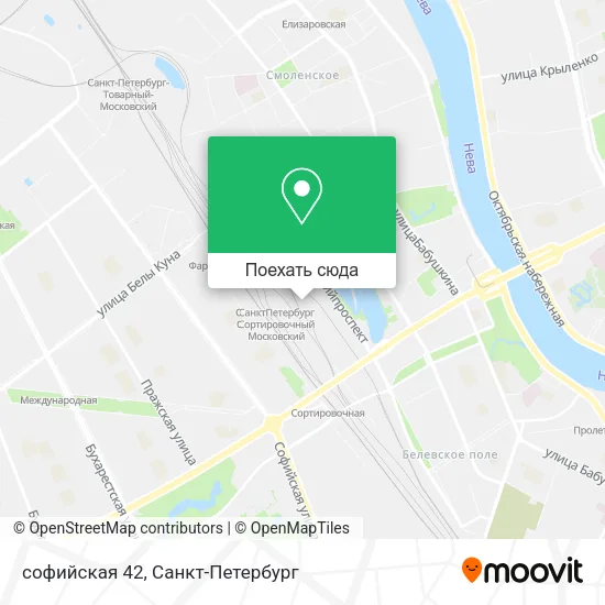 Карта софийская 42