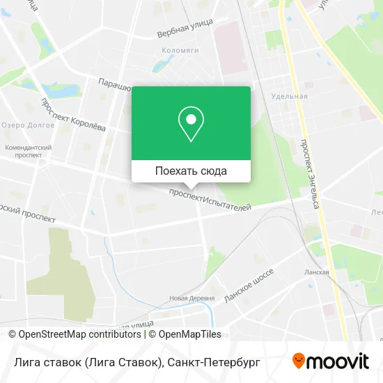 Карта Лига ставок (Лига Ставок)