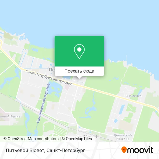 Карта Питьевой Бювет
