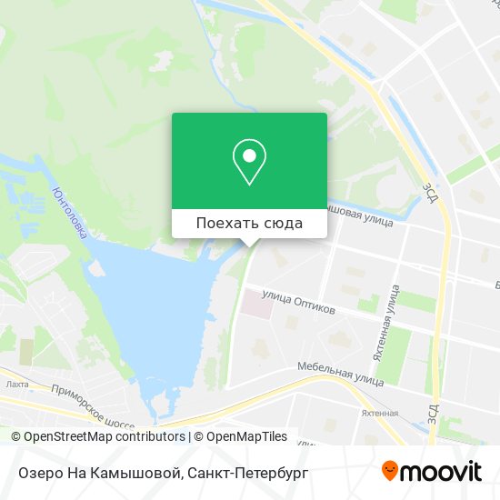 Карта Озеро На Камышовой