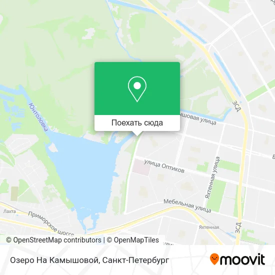 Карта Озеро На Камышовой