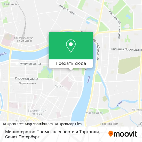 Карта Министерство Промышленности и Торговли