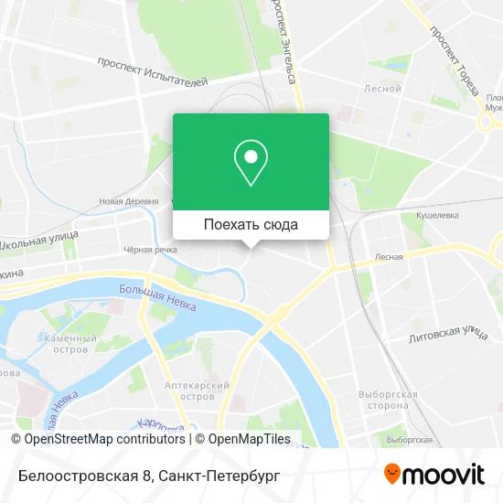 Карта Белоостровская 8