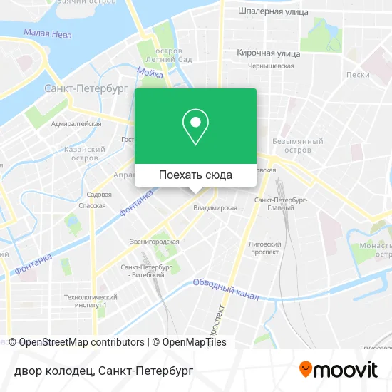 Карта двор колодец