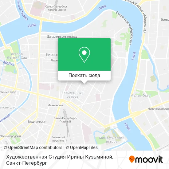 Карта Художественная Студия Ирины Кузьминой