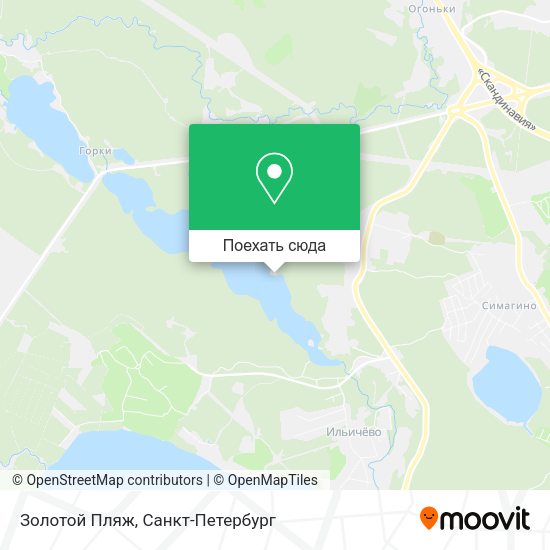 Карта Золотой Пляж