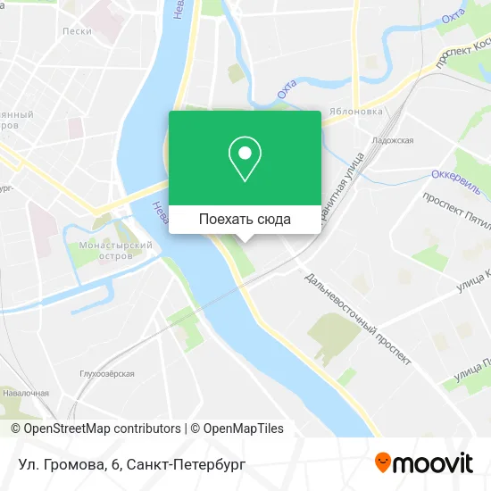 Карта Ул. Громова, 6
