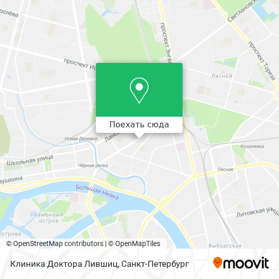 Карта Клиника Доктора Лившиц
