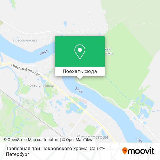 Карта Трапезная при Покровского храма